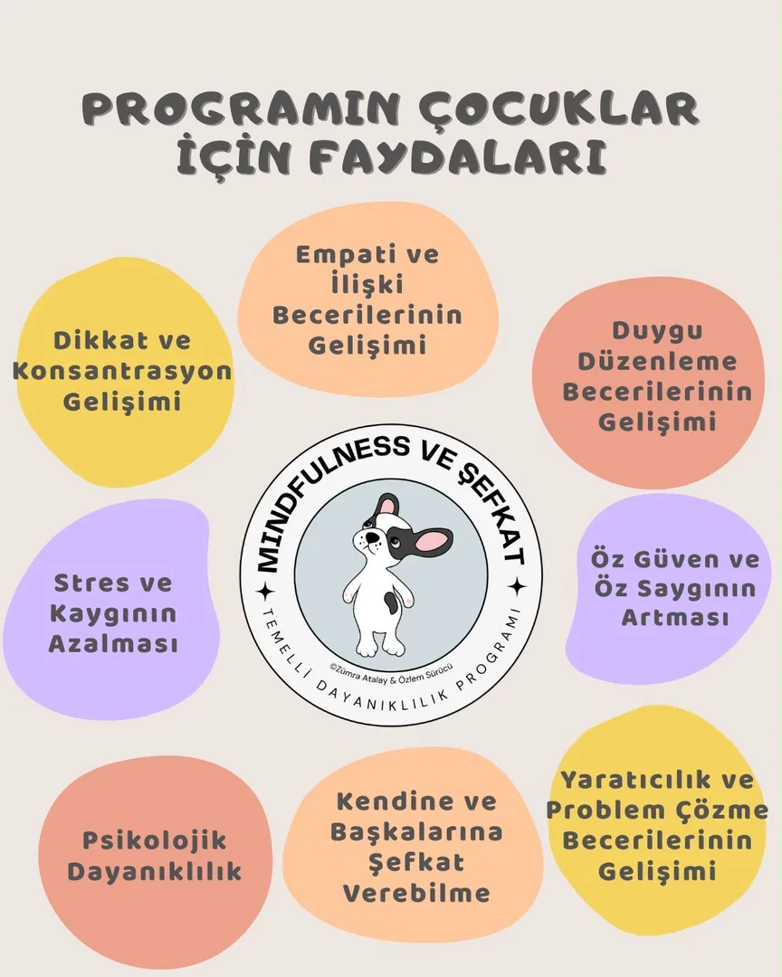Çocuklar için Mindfulness ve Şefkat Temelli Dayanıklılık Programı (1/2)